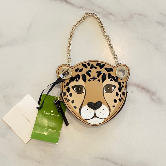 kate spade Handbags - KATE SPADE Run Wild Leopard Coin Purse Wristlet